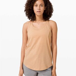 Lululemon Love Tank *Pleated
Hype Stripe Beech Wood White in size 6